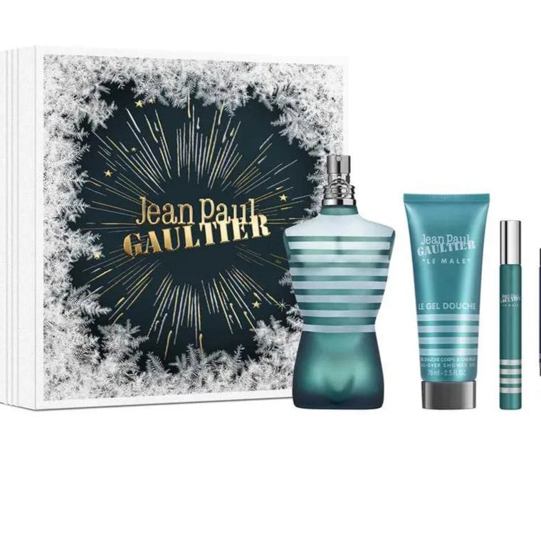 SET JEAN PAUL GAULTIER POR 3 PIEZAS ( CAJA METALICA )