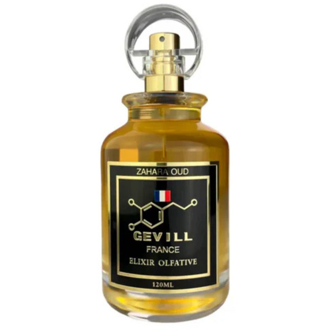 GEVILL FRANCE ZAHARA OUD 120 ML ELIXIR DE PARFUM UNISEX