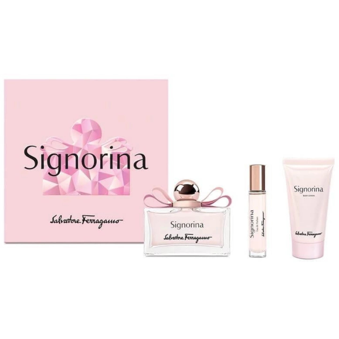SET SIGNORINA DE SALVATORE FERRAGAMO 3 PIEZAS MUJER EDP