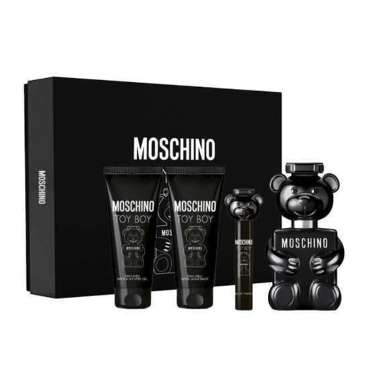 SET MOSCHINO TOY BOY X 4 PIEZAS HOMBRE