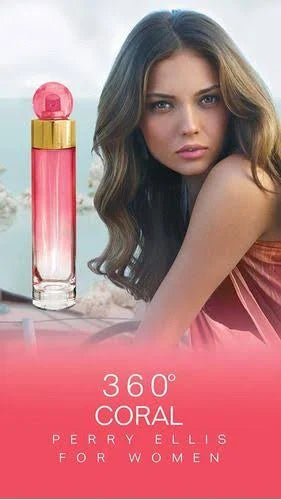 360° CORAL PERRY ELLIS 100 ML EDP MUJER