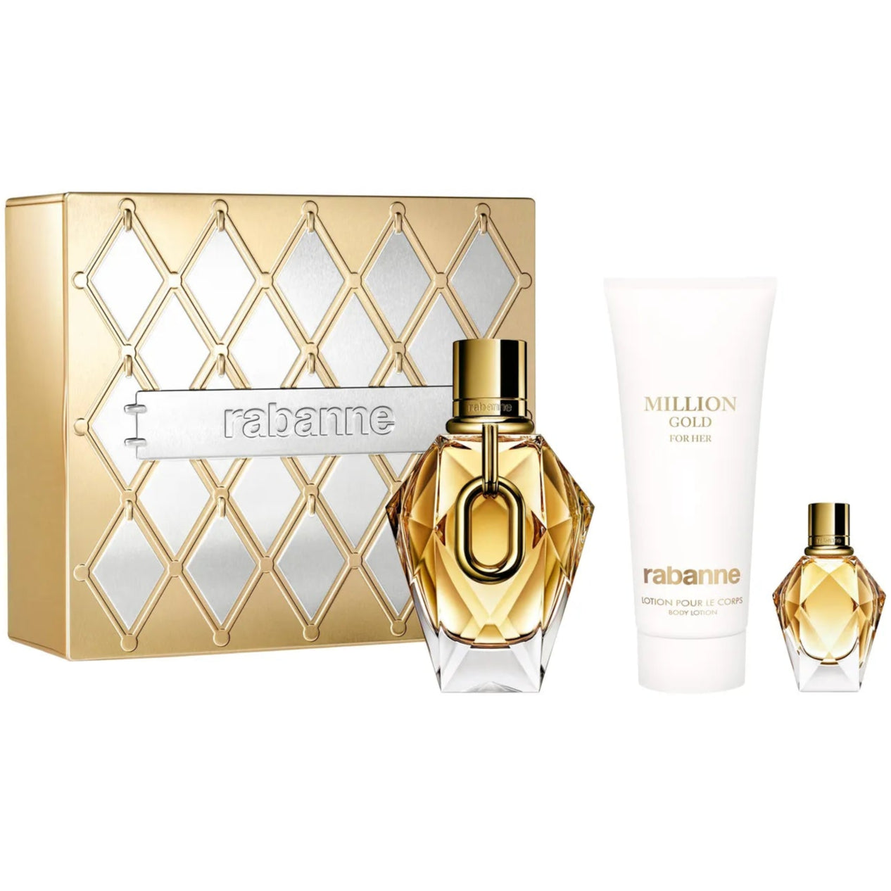 SET DE PACO RABANNE MILLION GOLD FOR HER EDP MUJER