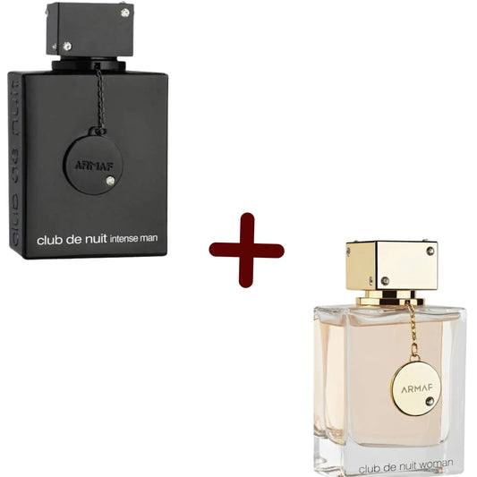 PROMO-  ARMAF CLUB DE NUIT INTENSE 105ML   + ARMAF CLUB DE NUIT WOMAN  105 ML