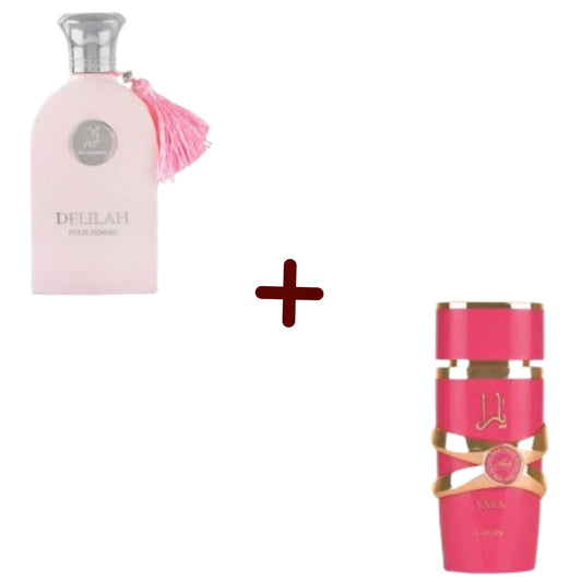 PROMO - DELILAH MAISON ALLHAMBRA 100 ML  +  LATTAFA YARA CANDY 100 ML