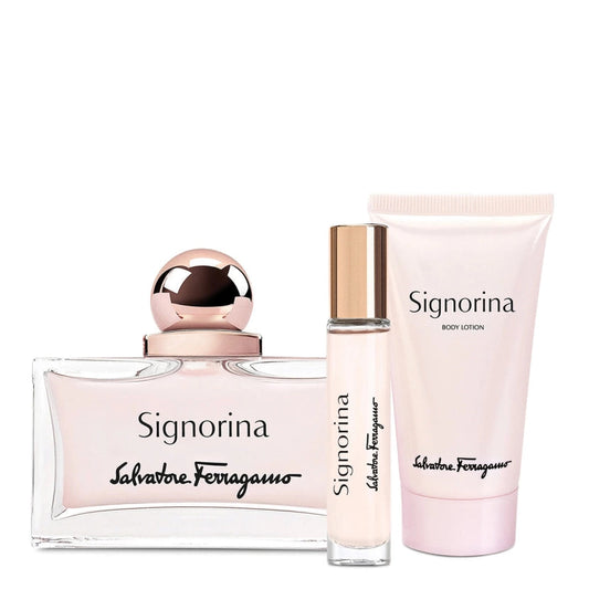 SET SIGNORINA DE SALVATORE FERRAGAMO 3 PIEZAS MUJER EDP