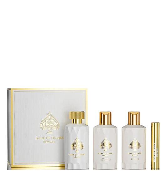 SET GAME OF SPADES ROYALE  POR 4 PIEZAS  EDP