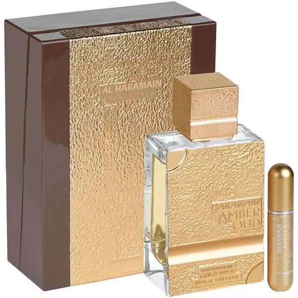 AL HARAMAIN ÁMBAR OUD ORO 999.9 EDICIÓN DUBÁI 60ML EDP