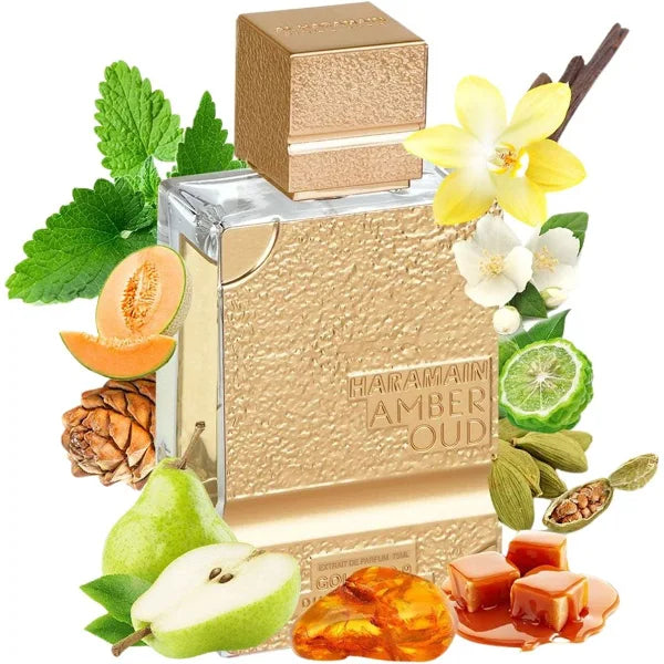 AL HARAMAIN ÁMBAR OUD ORO 999.9 EDICIÓN DUBÁI 60ML EDP