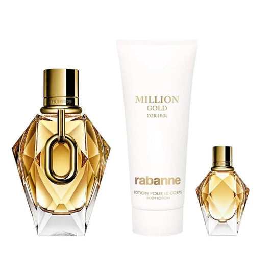 SET DE PACO RABANNE MILLION GOLD FOR HER EDP MUJER